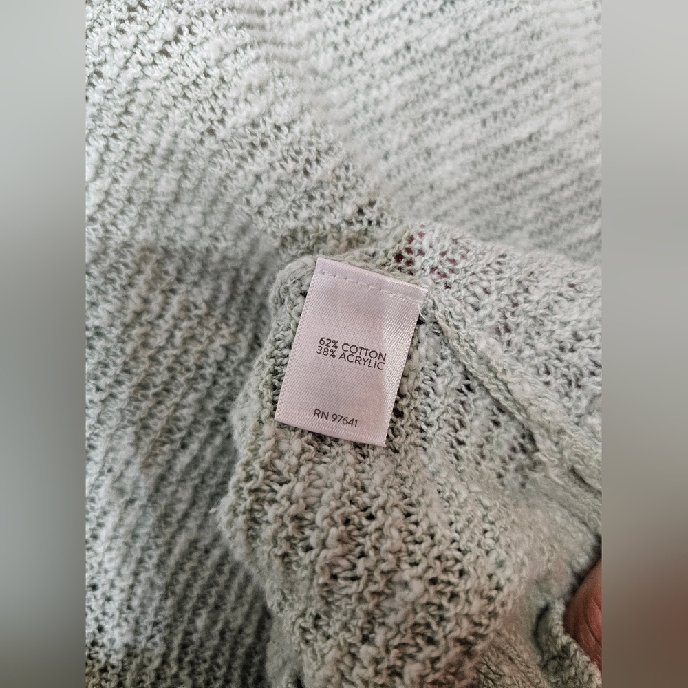 J. Jill Light Sage Knit Cardigan - Picture 6 of 11